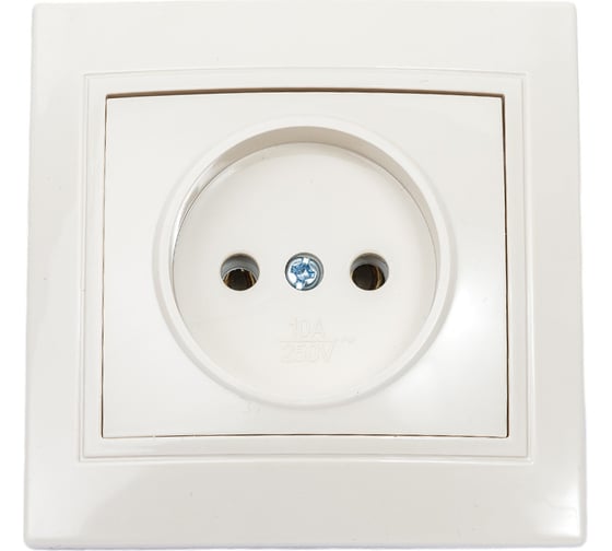 Розетка, слоновая кость 2П 10А 250В TDM ELECTRIC Таймыр SQ1814-0111
