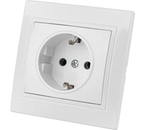 Розетка, белая 2П+З 16А 250В TDM ELECTRIC Таймыр SQ1814-0012