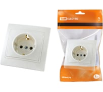 Розетка, белая 2П+З 16А 250В TDM ELECTRIC Таймыр SQ1814-0012