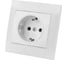 Розетка, белая 2П+З 16А 250В TDM ELECTRIC Таймыр SQ1814-0012 1