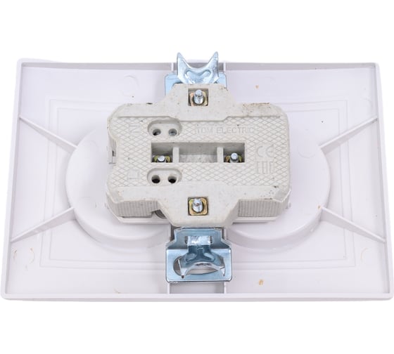 Двойная розетка, белая 2П 10А 250В TDM ELECTRIC Таймыр SQ1814-0013