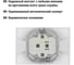Двойная розетка, белая 2П 10А 250В TDM ELECTRIC Таймыр SQ1814-0013 6