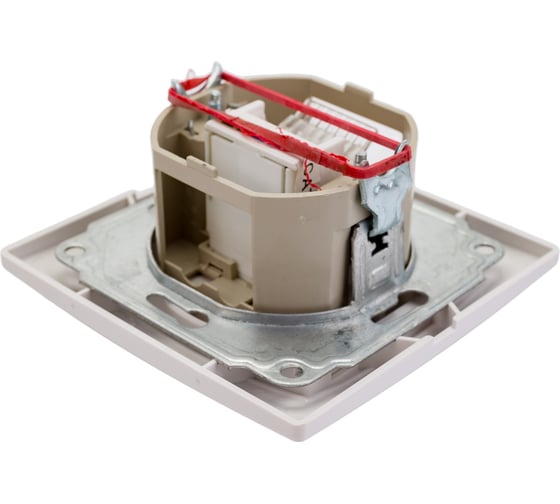 Телефонная розетка, белая RJ11 TDM ELECTRIC Таймыр SQ1814-0020