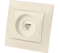 Компьютерная розетка TDM ELECTRIC Таймыр RJ45 слоновая кость SQ1814-0121
