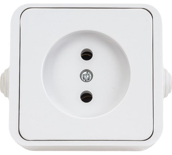 Розетка, белая 2П OУ IP44 10А TDM ELECTRIC Орель SQ1802-0004