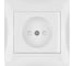 Розетка с защитной шторкой, белая 2П 10А 250В TDM ELECTRIC Лама SQ1815-0010 1