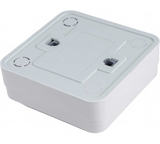 Выключатель TDM ELECTRIC 2-кл. открытой установки IP20 10А, белый серия "Ладога" SQ1801-0003