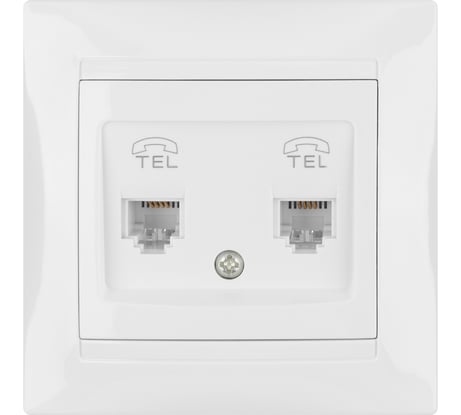 Компьютерная розетка, белая RJ45 TDM ELECTRIC Лама SQ1815-0016