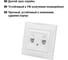 Компьютерная розетка, белая RJ45 TDM ELECTRIC Лама SQ1815-0016 4