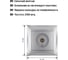 Розетка TV простая (0-2400МГц, "мама") TDM ELECTRIC серебристый металлик, серия "Лама" SQ1815-0217 3
