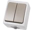 Выключатель TDM ELECTRIC 2-кл. открытой установки IP54 10А "Вуокса" SQ1803-0002 1
