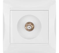 Розетка SAT F-разъем, белая 0-2400МГц TDM ELECTRIC Лама SQ1815-0021