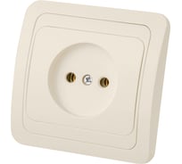 Розетка слоновая кость 10А серия "Валдай" TDM ELECTRIC SQ1804-0107