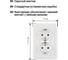 Двойная розетка, белая 2П+З 16А TDM ELECTRIC Валдай SQ1804-0010 3