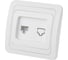 Компьютерная розетка, белая RJ-45 TDM ELECTRIC Валдай SQ1804-0013 1