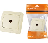 Телевизионная простая розетка, мама, слоновая кость 0-2400Гц TDM ELECTRIC Валдай SQ1804-0114