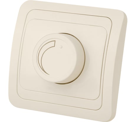 Поворотный светорегулятор, слоновая кость RL 600Вт TDM Валдай SQ1804-0116