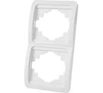 Двойная вертикальная рамка, белая TDM ELECTRIC Валдай SQ1804-0018