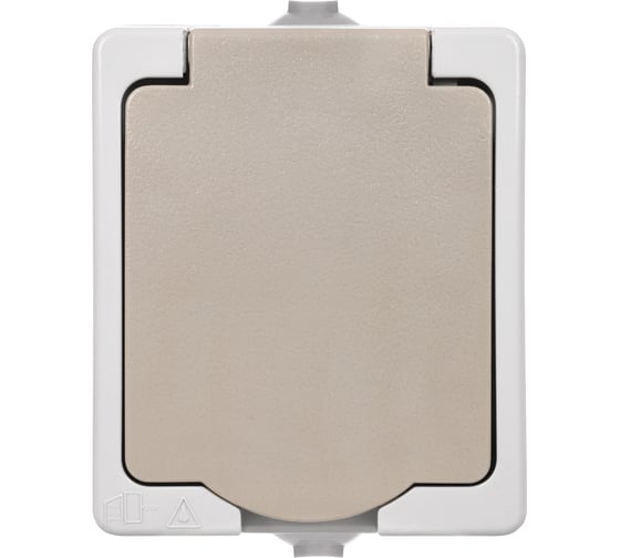 Розетка открытой установки 2П+З IP54 16А TDM ELECTRIC Вуокса SQ1803-0007