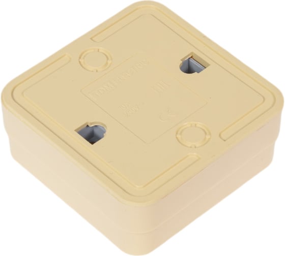 Розетка открытой установки 2П IP20 10А, слоновая кость TDM ELECTRIC Ладога SQ1801-0014