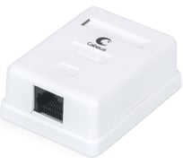 Компьютерная розетка Cabeus RJ-45, категория 5e, одинарная, внешняя, Dual IDC WS-8P8C-Cat.5e-1 26009351