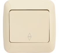 1-клавишный переключатель GUNSAN Fantasy крем 16231200-161107