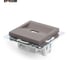 1-местная компьютерная розетка RJ-45 (механизм) STEKKER GLS00-7107-04, серия Катрин, шоколад, 49023 10