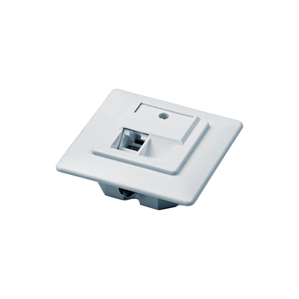 Розетка Hyperline SB-GTF1-8P8C-C5E-WH RJ-45, одинарная, категория 5e ...