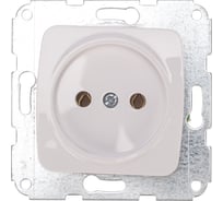 Механизм 1-ой розетки KRANZ без заземления, скрытая установка, 10а, белый KRANZ KR-78-0210