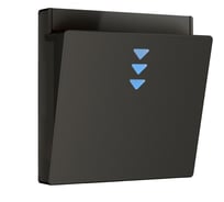 Накладка для электронного карточного выключателя WERKEL черный матовый a062006