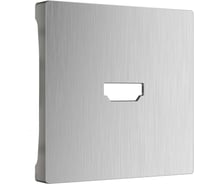 Накладка для розетки hdmi WERKEL серебряный рифленый a041304