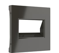 Накладка для двойной розетки еthernet rj-45 WERKEL серо-коричневый) a040422