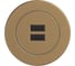 Блок розеток NAVAKO element gold 12032 1