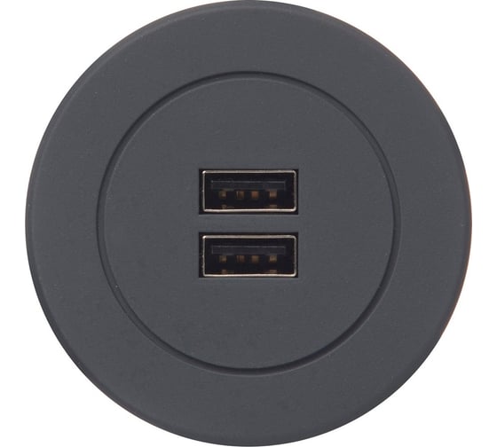 Блок розеток NAVAKO element anthracite 12030