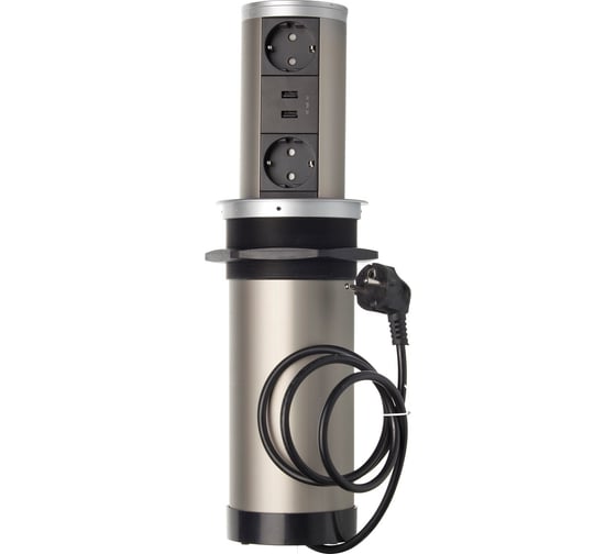 Блок розеток NAVAKO echo silver 12019