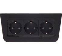 Блок розеток NAVAKO basic black 12054