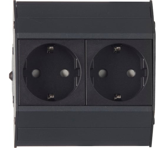 Блок розеток NAVAKO aspect anthracite 12052 1