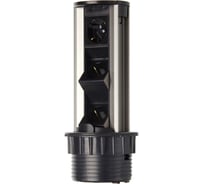 Блок розеток NAVAKO solo silver 12003