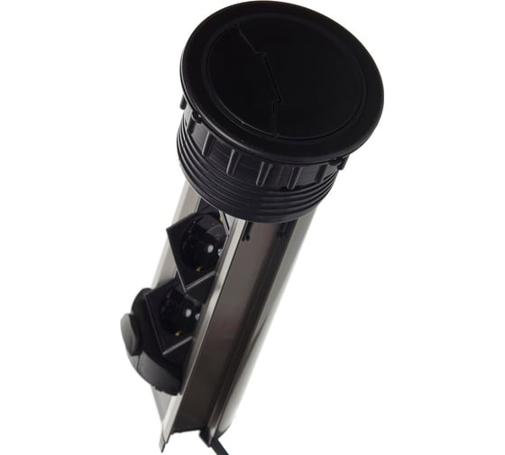 Блок розеток NAVAKO solo black 12008