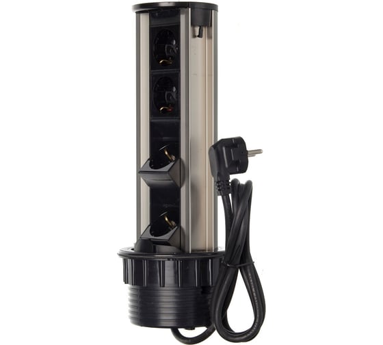 Блок розеток NAVAKO solo black 12008