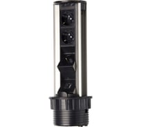 Блок розеток NAVAKO solo black 12006