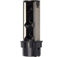Блок розеток NAVAKO solo black 12004