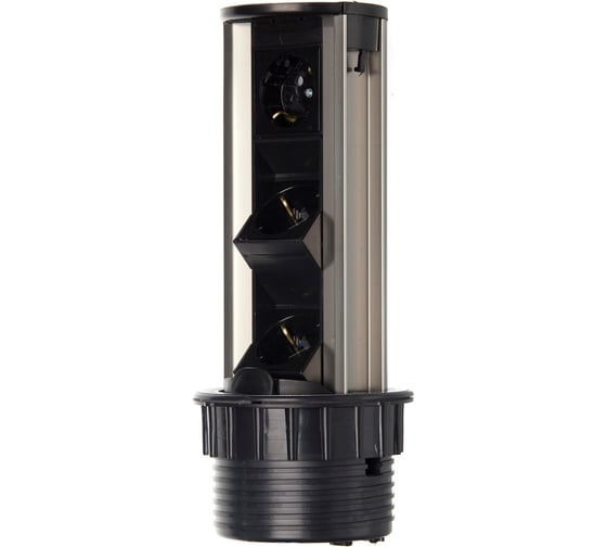 Блок розеток NAVAKO solo black 12004 1