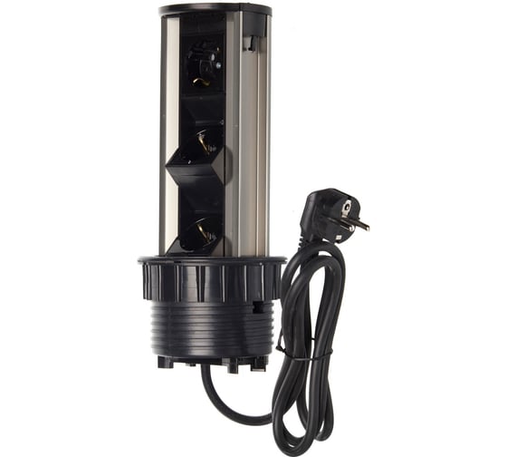 Блок розеток NAVAKO solo black 12004