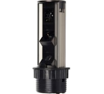 Блок розеток NAVAKO solo black 12002