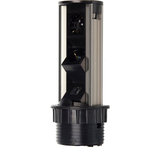 Блок розеток NAVAKO solo black 12002