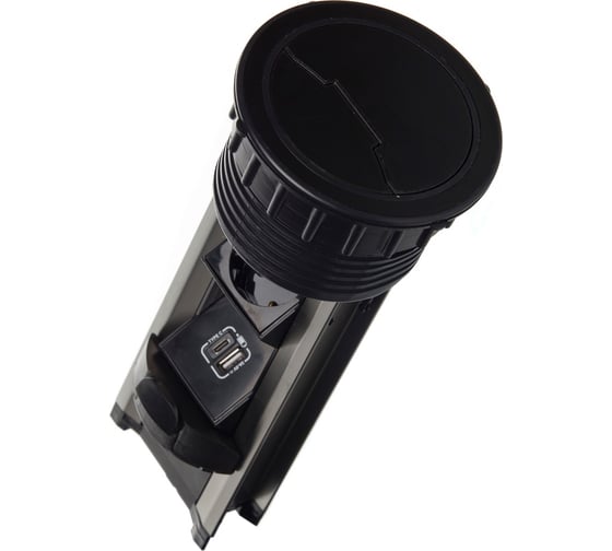 Блок розеток NAVAKO solo black 12002