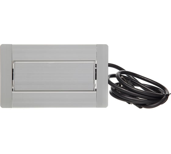 Блок розеток NAVAKO ultra silver 12015