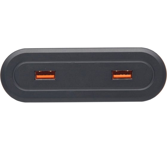 Блок розеток NAVAKO stripe smooth anthracite 12025
