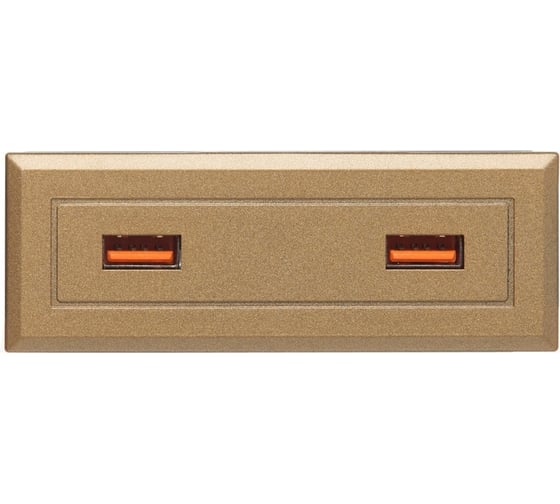 Блок розеток NAVAKO stripe gold 12023 1